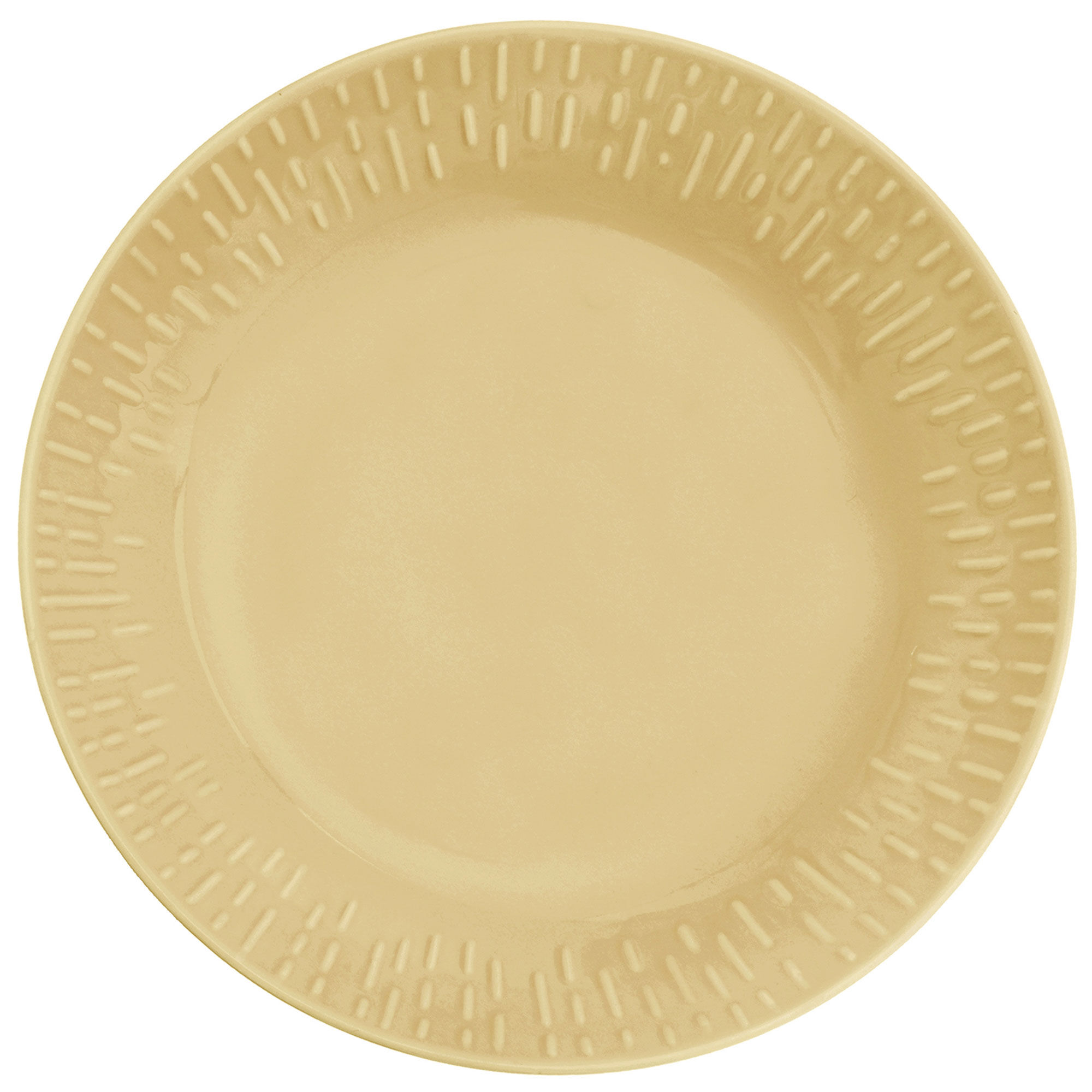 Aida Confetti Pastatallerken 23 Cm  Mustard