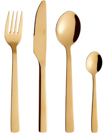 Aida Raw Bestiksæt  24 Dele  Guld