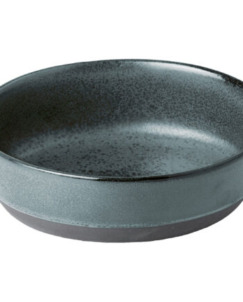 Aida Raw Dyb Tallerken   Stentøj 19   Cm  Nordisk Grøn