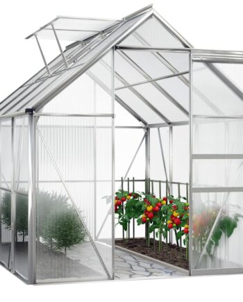 Alu Drivhus 250x190x195 Cm