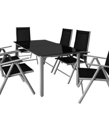 Alu Sædesæt    150x90 Cm  Bord  Sølv