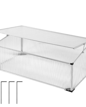 Alu Væksthus   Mini Drivhus  100x60 Cm