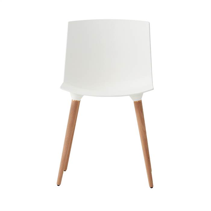 Andersen Furniture Tac Spisebordsstol Plast Hvid Mat Lak Stel Eg Mat Lak : Erling Christensen Møbler