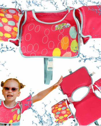 Aquastar Lyserød Badevest Med ærmer