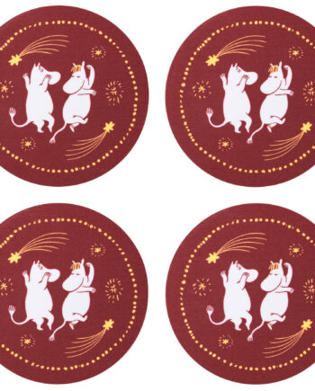 Arabia Mumin Festlige Stunder Coaster ø9 Cm    Stk