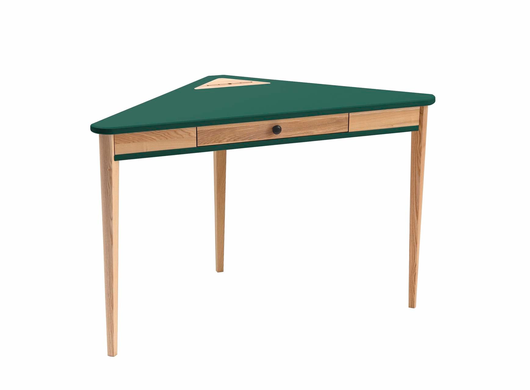 Ashme Hjørneskrivebord  114x85x85cm Grøn