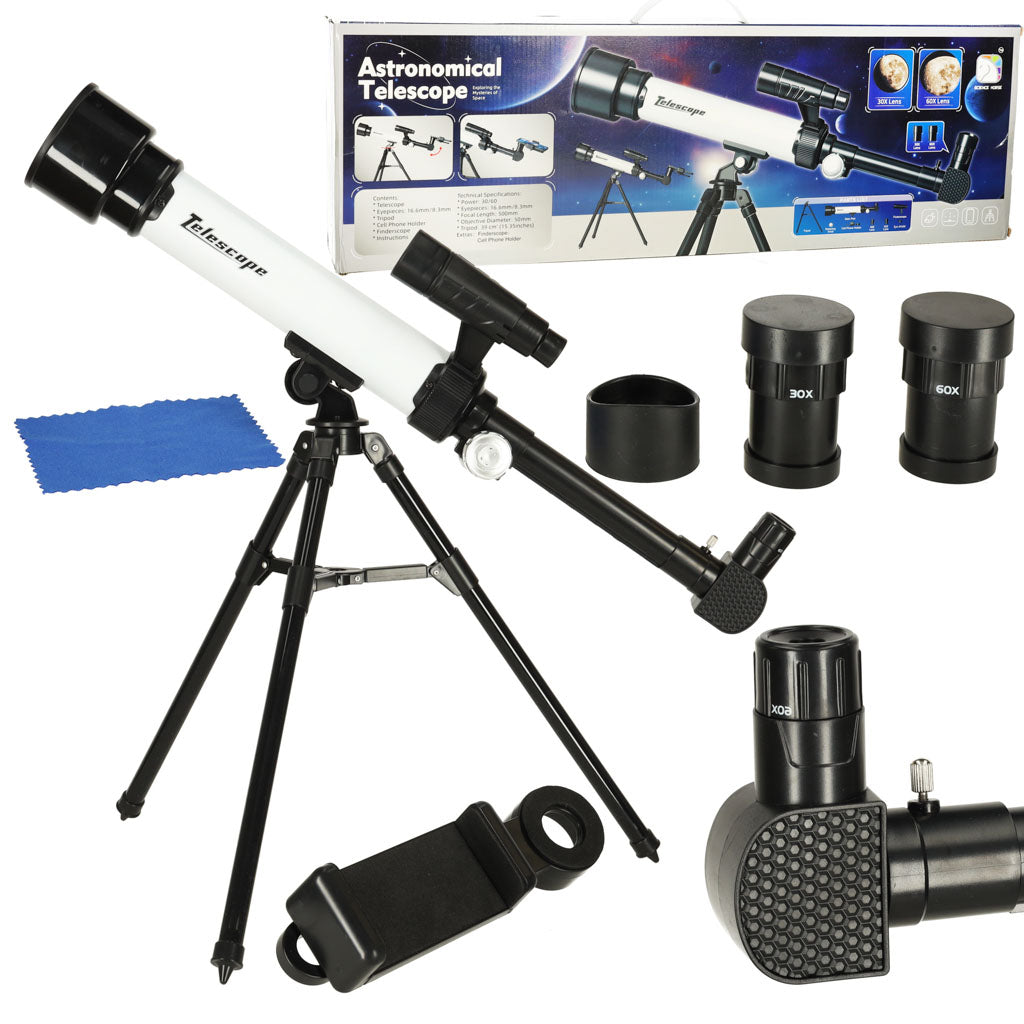Astronomisk Teleskop Pædagogisk Teleskop For Børn På Stativ