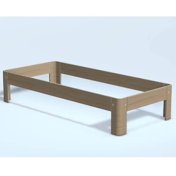 Auping Auronde Natural Oak 90x200cm  Høj Model  : Erling Christensen Møbler