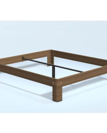 Auping Auronde Natural Walnut -dobbeltseng  : Erling Christensen Møbler