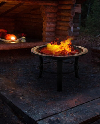 Bålfad Fuoco Mosaik Rund Form