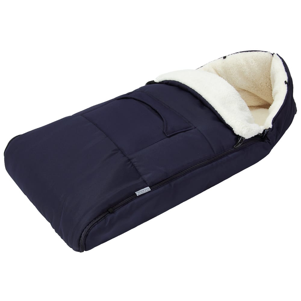 Baby Kørepose 90x60 Cm  Lynlås  Anti-slip  Mørkeblå