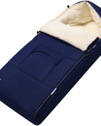 Baby Kørepose 90x60 Cm  Reflekterende  Lynlås  Anti-slip  Marineblå