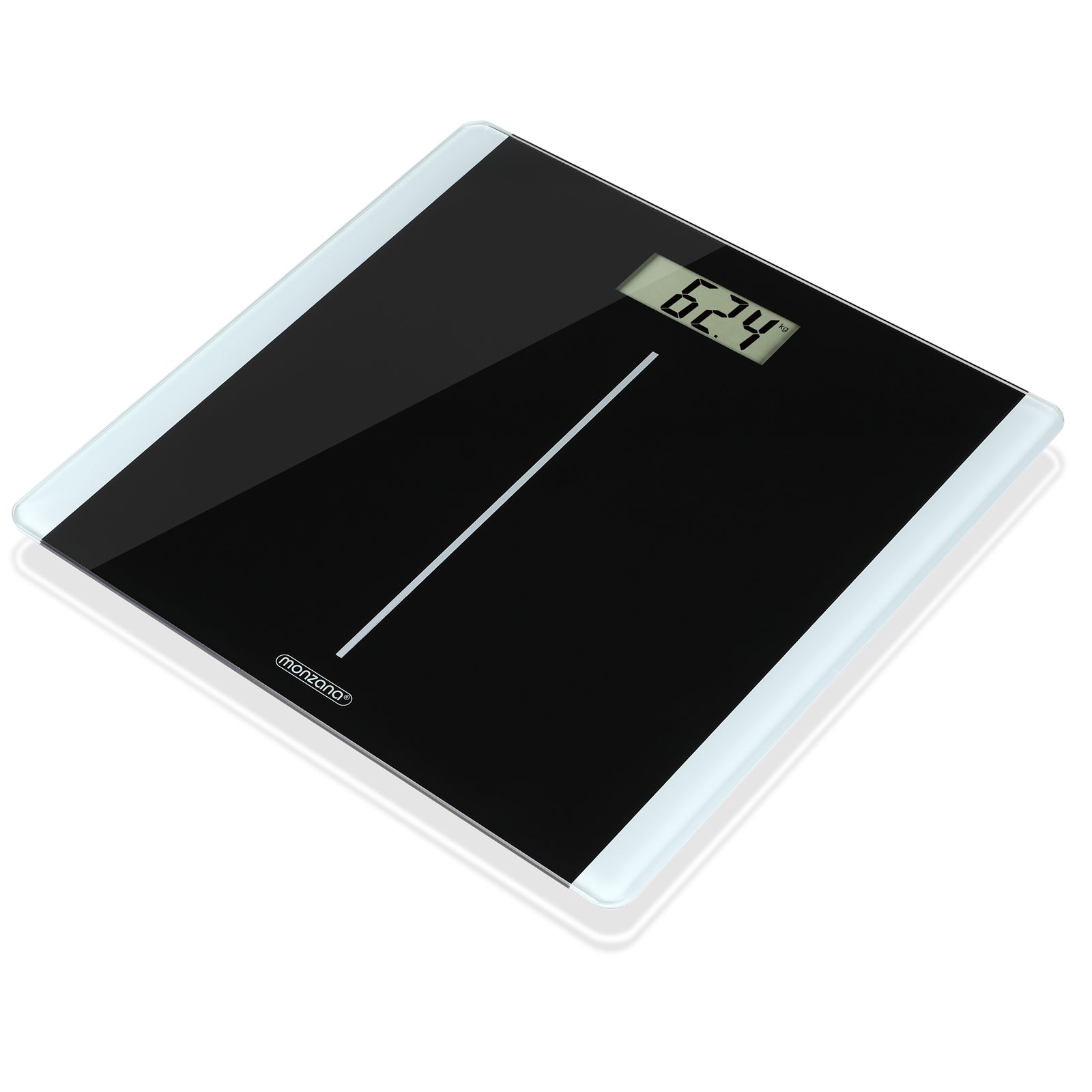 Badeværelsesvægt Digital Kropsvægt   180 Kg   Sort