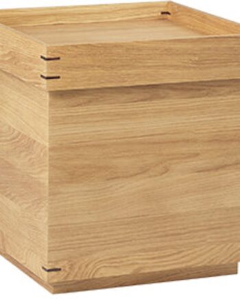 Bakkebord   Sidebord Kristina Dam Japanese Serie   Naturlig Eg H47x44x44 Cm