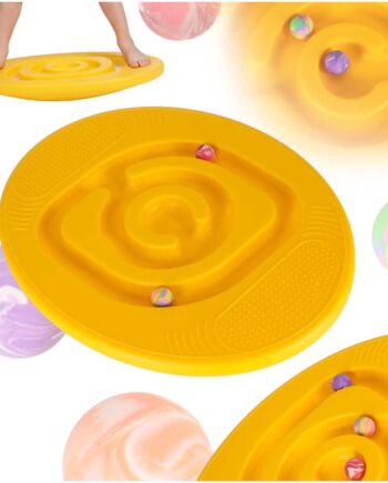 Balancerende Balancebom Med Orange Kugler