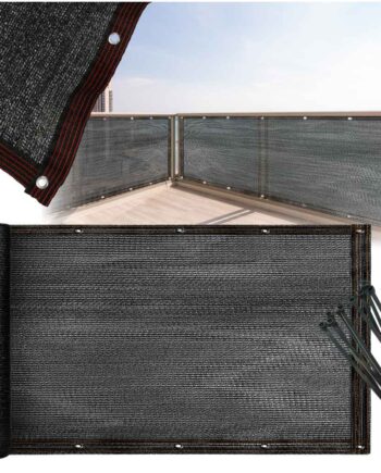Balkonoverdækning Luaro Maskeringsmåtte Skyggenet Til Balkonterrasse 150g M2 105x500cm Uv
