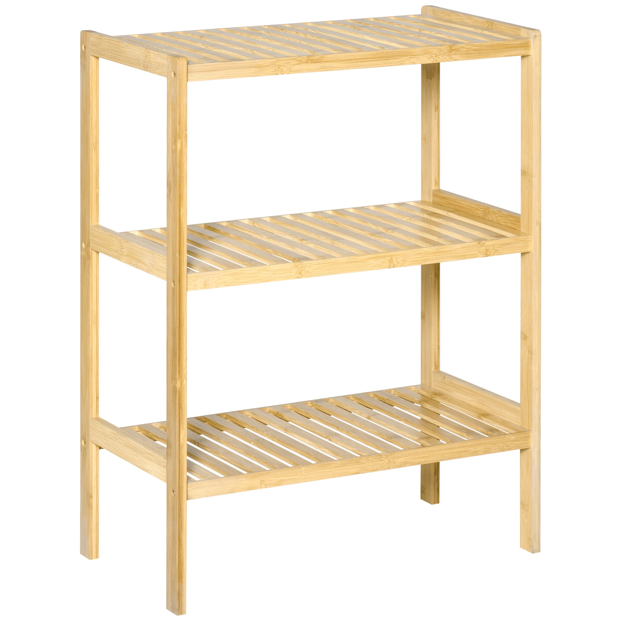 Bambushylde Med Hylder Bambus 62 Cm 33 Cm 80 Cm Naturlig