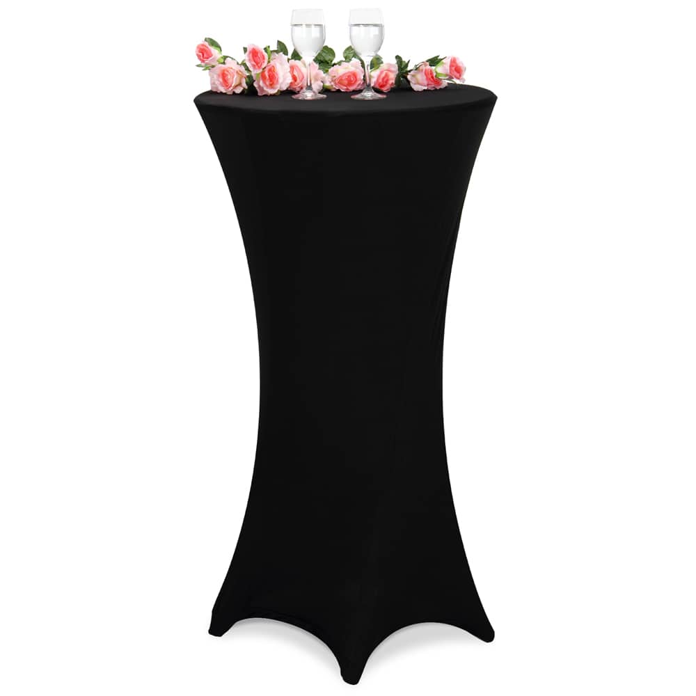 Bar Borddæksel Sort ø60cm