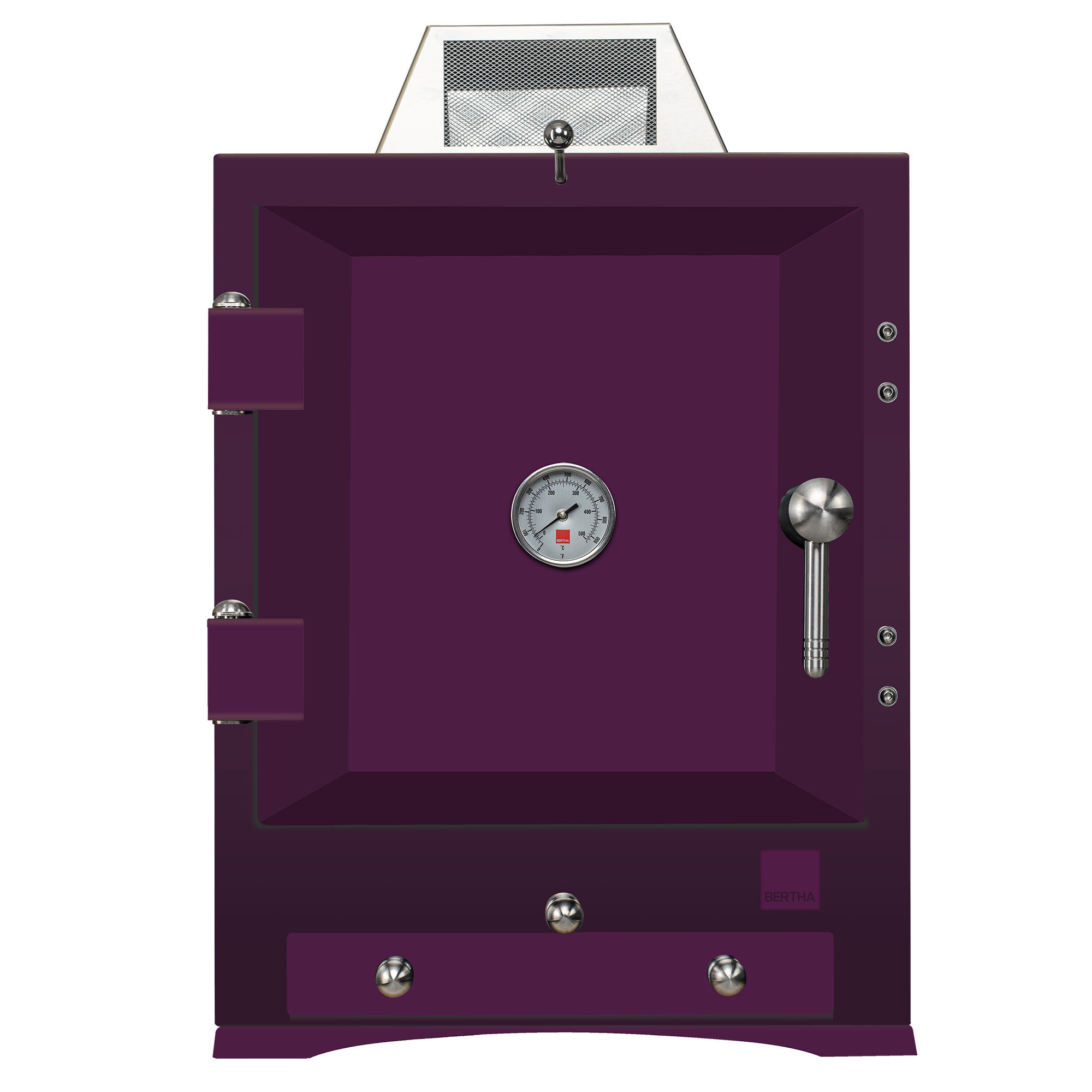 Bertha Ovens Bertha Original Table Top Trækulsovn Aubergine