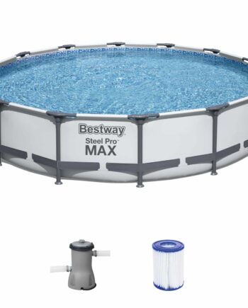 Bestway Frame Pool  Quot Steel Pro Quot  Sæt Rundt  427   84 Cm