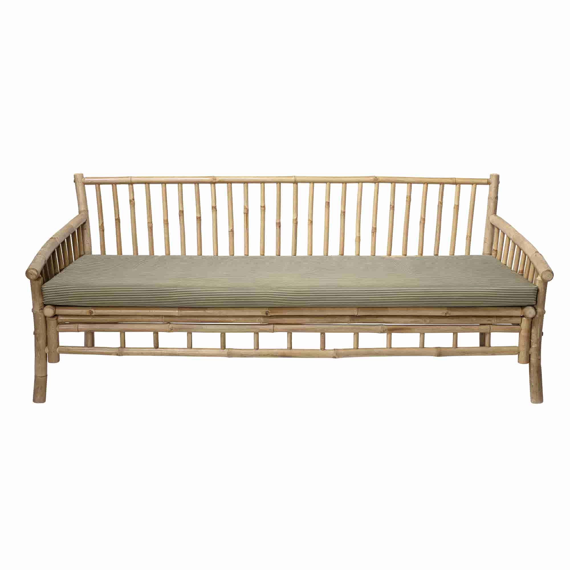 Bloomingville Sole Havesofa Natur Polyester Bambustræ Armlæn Inkl Hynde