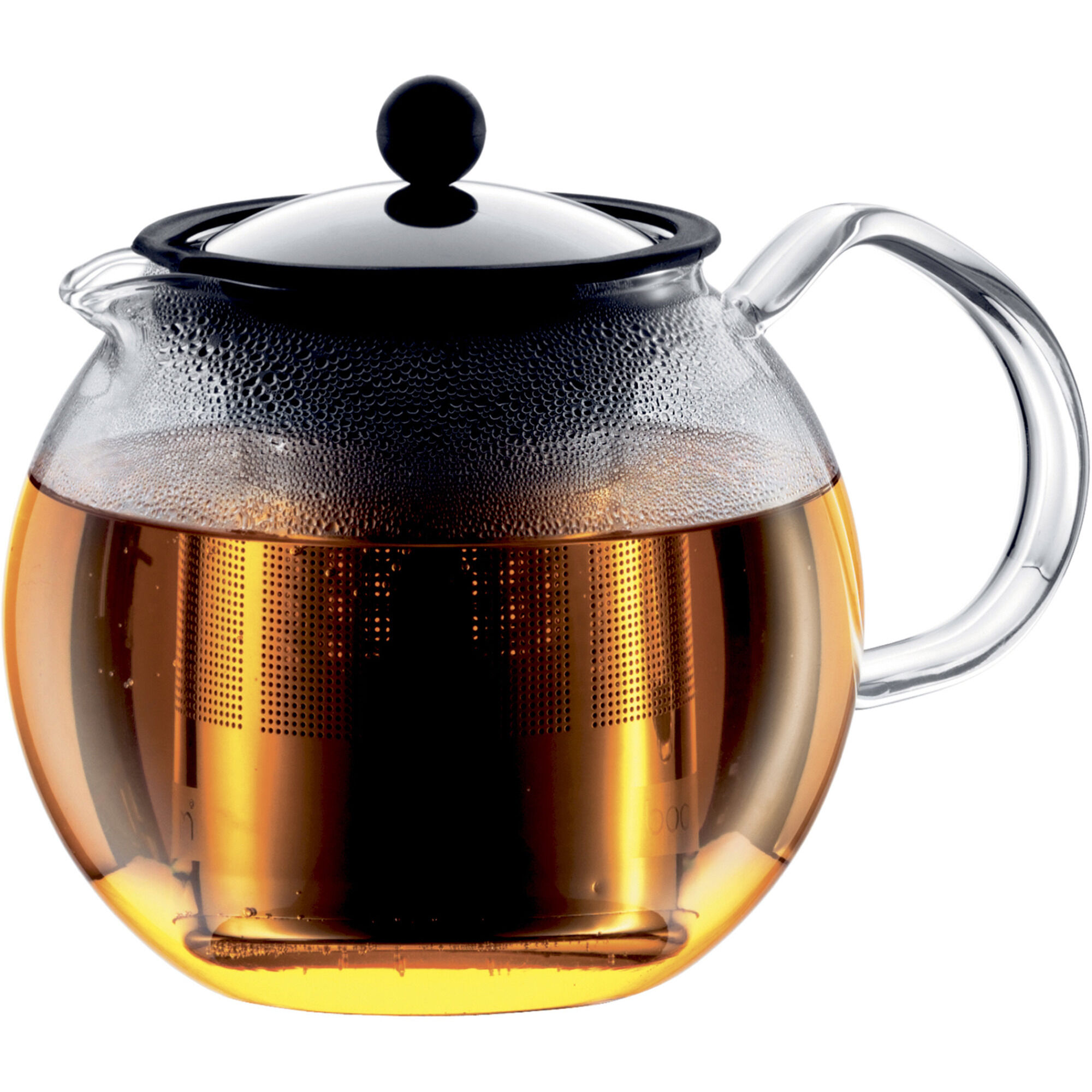 Bodum Assam Tekande Med Glashåndtag         Sort Og Stål