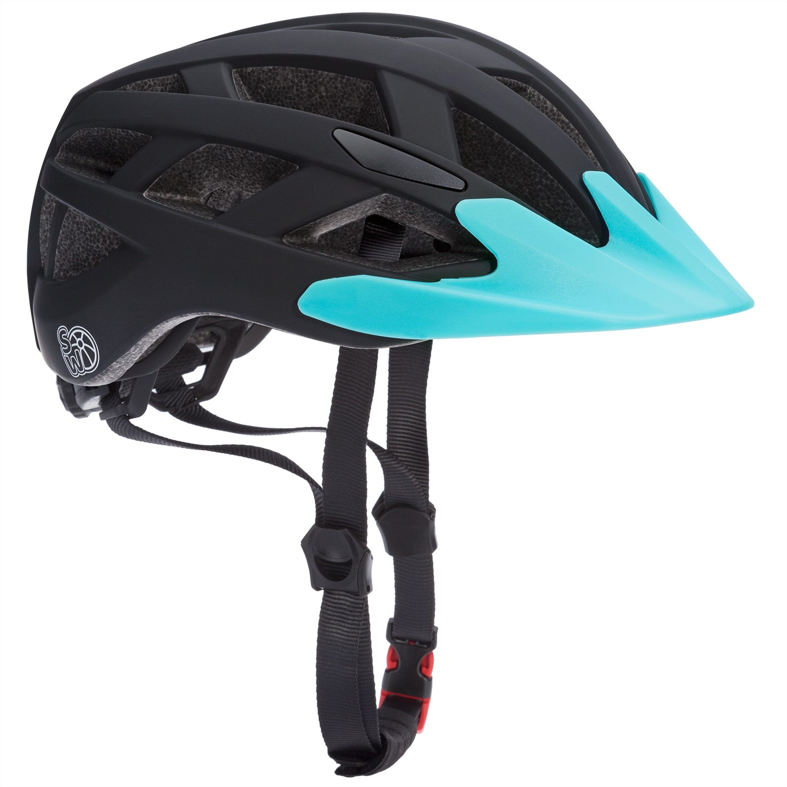 Børnecykelhjelm    Led  50-57cm   -13 år  Ce-certificeret  Sort-blå