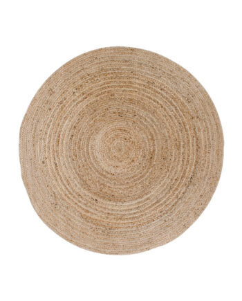 Bombay Tæppe Tæppe   Flettet Jute  Natur  ø90 Cm