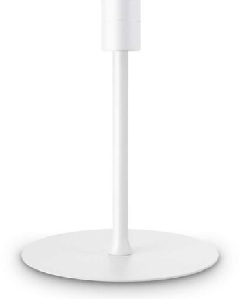 Bordlampe Ideal Lux Set Up Hvid ø14     H23   Cm E27 Metal Aluminium