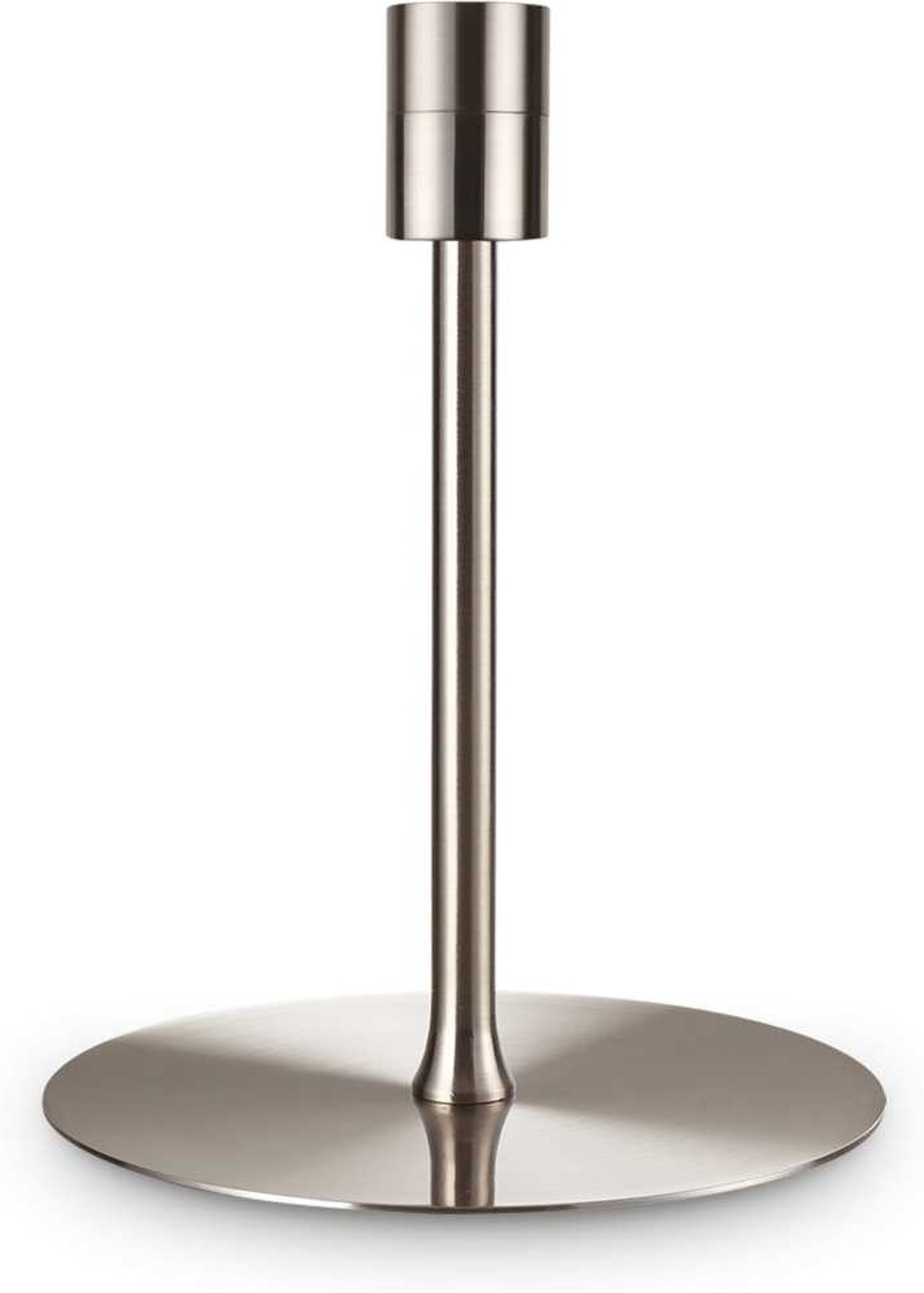 Bordlampe Ideal Lux Set Up Nikkelfarvet ø14     H23   Cm E27-fatning Op Til 60w
