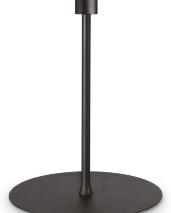 Bordlampe Ideal Lux Set Up ø20ã H33 Cm Sort Metal Aluminium E27 60w