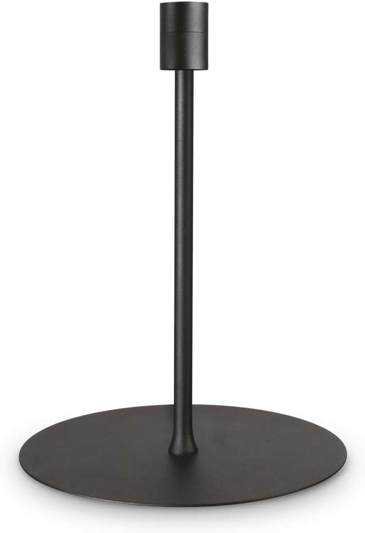 Bordlampe Ideal Lux Set Up ø20ã H33 Cm Sort Metal Aluminium E27 60w