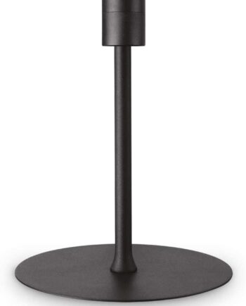 Bordlampe Ideal Lux Set Up ø14     H23   Cm Metal Aluminium Sort