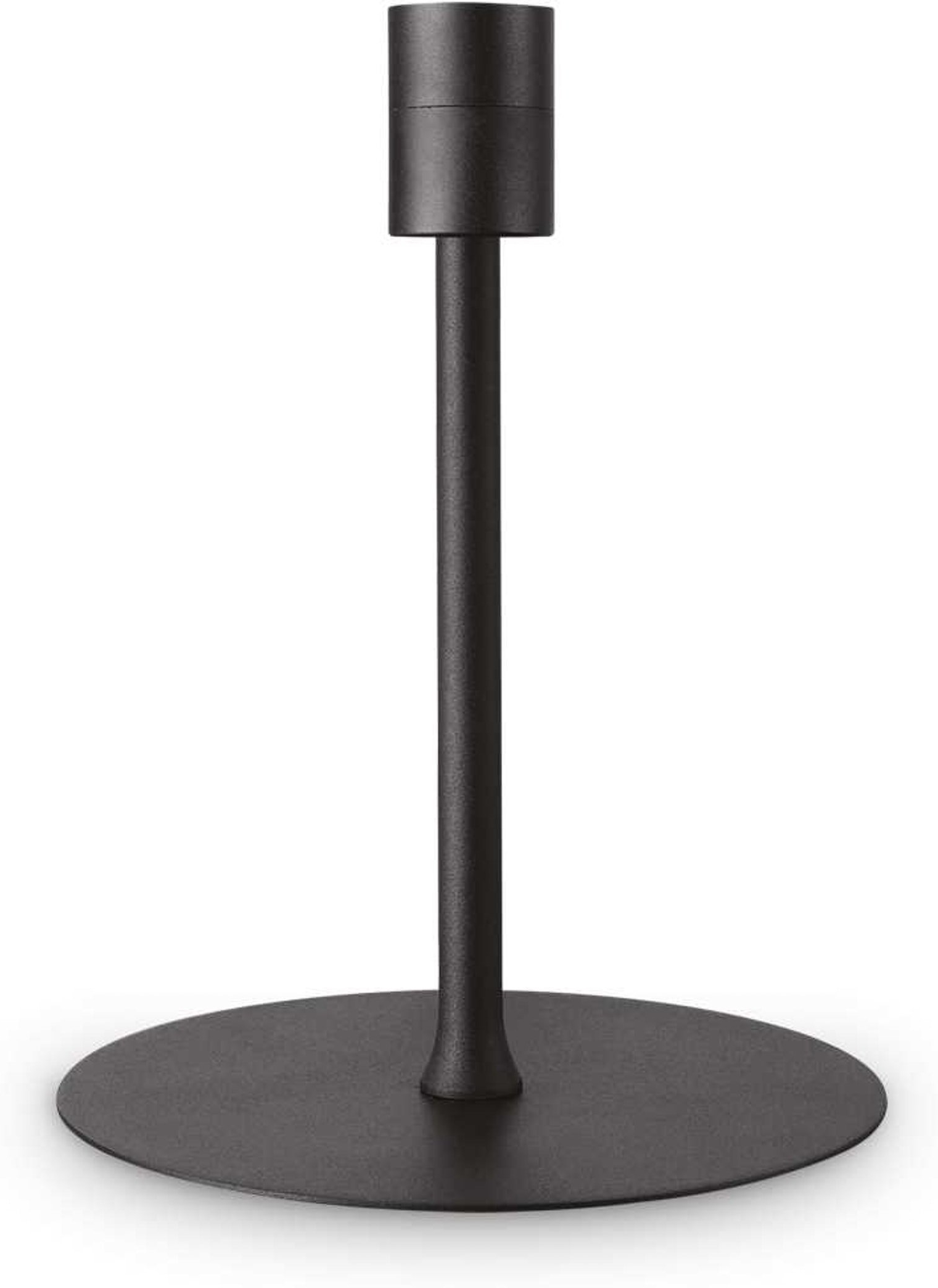 Bordlampe Ideal Lux Set Up ø14     H23   Cm Metal Aluminium Sort