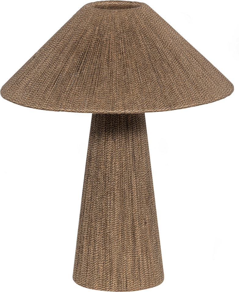 Bordlampe Woood Exclusive Pepe   Naturreb Nordisk Design H46ã 38 Cm