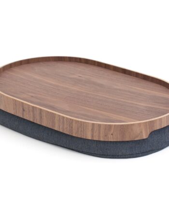 Bosign Curveline Serveringsbakke Anti-slip  Medium  Valnød