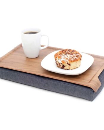 Bosign Mini Laptray Bakke Valnød Grå