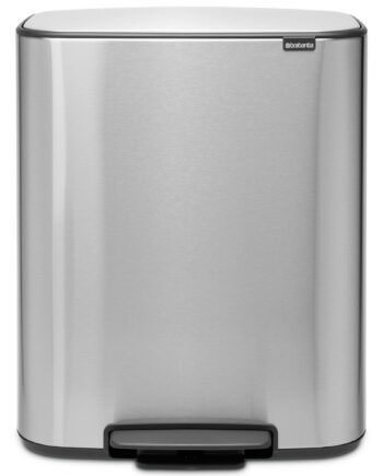 Brabantia Bo Pedalspand     30 Liter  Matbørstet Stål