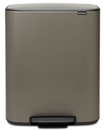 Brabantia Bo Pedalspand     30 Liter  Platinum