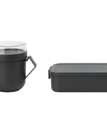 Brabantia Make   Take Frokostsæt   Dele  Mørkegrå