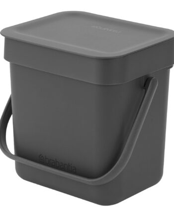 Brabantia Sort   Go Affaldsspand   Liter  Mørkegrå