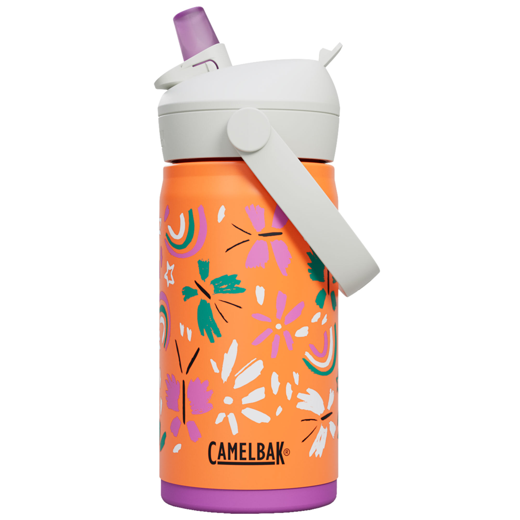 Camelbak Thrive Flip Straw Kids Drikkeflaske   35 Liter  Butterfly Rainbow