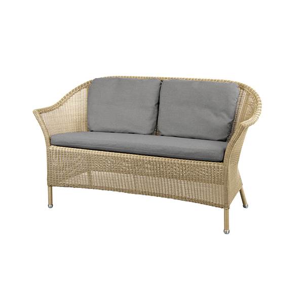 Cane-line Lansing -pers Sofa Natur Cane-line Natté Grey : Erling Christensen Møbler