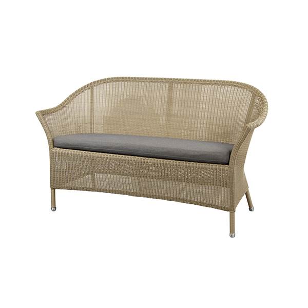 Cane-line Lansing -pers Sofa Natur Cane-line Natté Taupe : Erling Christensen Møbler