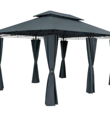 Casaria Pavilion 3x4m  Metal  Vandafvisende  Antracit