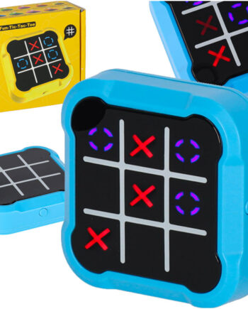Circle Cross Cross Elektronisk Puslespil Tic Tac Toe Bærbar Konsol Blå