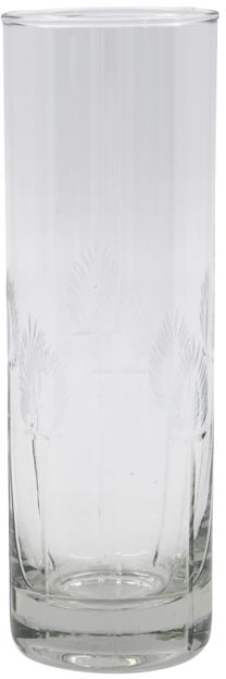 Cocktailglas House Doctor Crys 18 Cm Klar Glas Med Håndætsede Mønstre