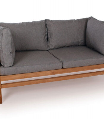 Colorado Teak Sofa   Pers  Grå Vandafvisende