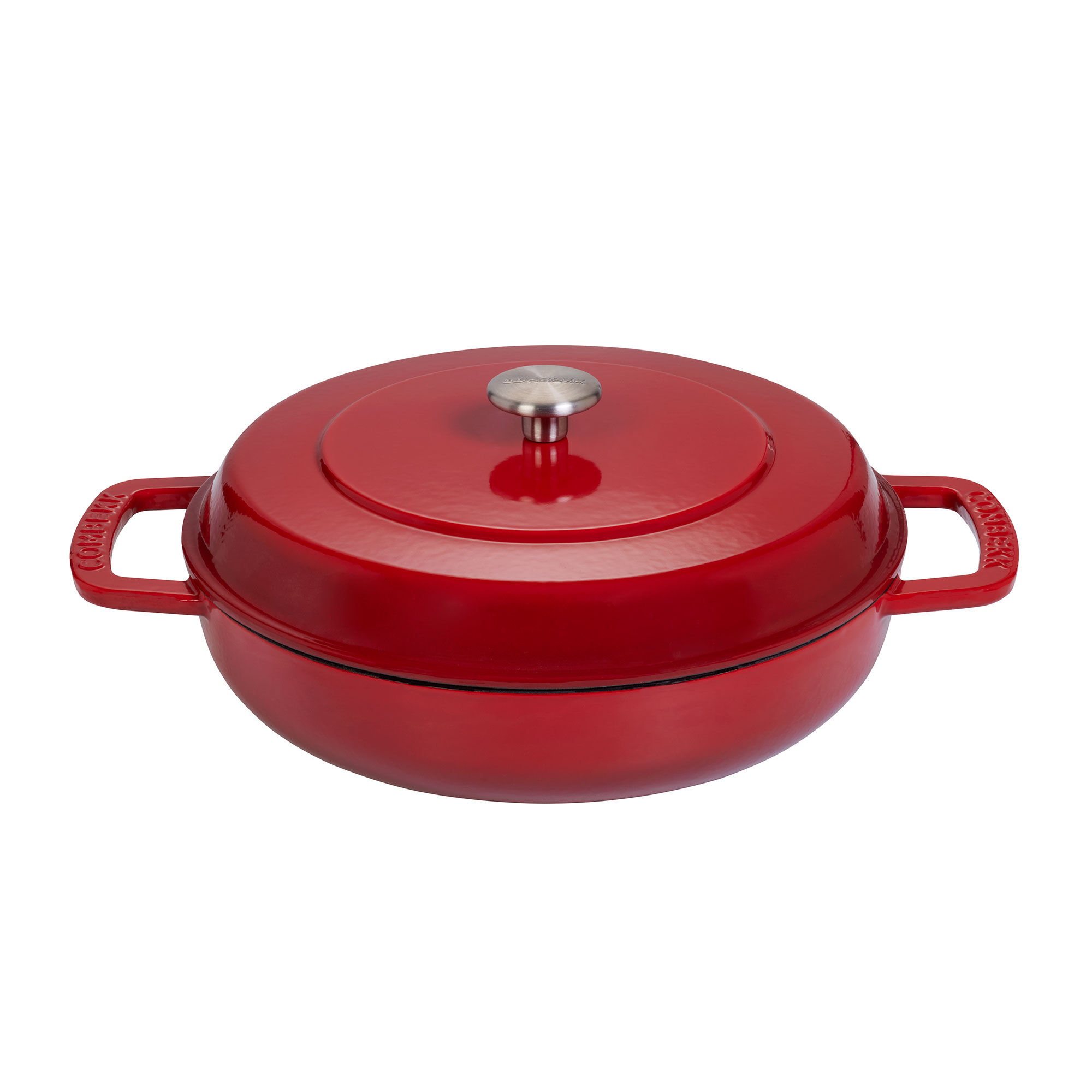 Combekk Lav Gryde Med Låg ø28 Cm Liter Cherry