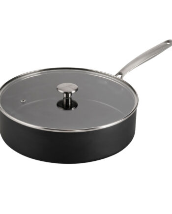 Combekk Sauterpande Med Stålhåndtag ø28 Cm   Liter  Sort